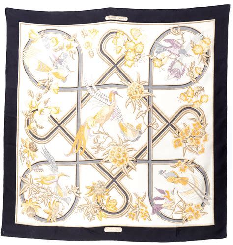 hermes caraibes scarf|Hermes Caraïbes by C Vauzelles Silk Scarf .